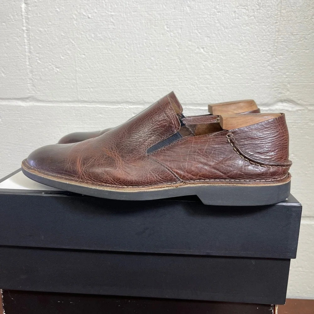 Sperry‎ Top Sider STS10276 Brown Leather Loafers Casual Slip On Shoes Men's 11 M